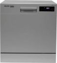 Voltas Beko 8 Place Table Top Dishwasher (DT8S, Silver, Inbuilt Heater, Adjustable Upper Shelf)...
