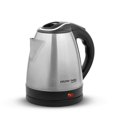 Voltas Beko, a TATA Product 1.5 L Stainless Steel Electric Kettle | 1350W Fast Boil (K135X15H?SL, Silver)