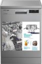 Voltas Beko by A TATA Product DF14S2 Free Standing 14 Place Settings Intensive Kadhai Cleaning| No Pre-rinse Required Dishwasher...