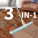 voltonix 50-Inch Rotating Floor Squeegee, Heavy Duty Bathroom Wiper with 180-Degree Swivel Head...