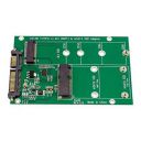VOOCME 2 X Replacement NGFF M.2 B+M Key or mSATA SSD to SATA III 3 Adapter...