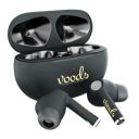 Voods V airbuds - Pro True Wireless Earbuds, Quick Charge - 90min Playback in 10min charge, 70hrs Uninterrupted Music, Quad Mics, IP65, Active Noise Cancelation - ANC+ENC, 10mm Drivers, BT-5.3 (Black)...