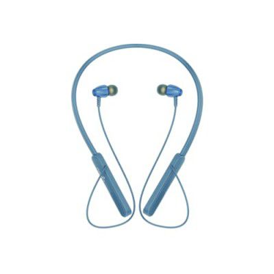 Voods V Collar Active Wireless Bluetooth in Ear Neckband with Magnetic Earbuds, Up to 30 Hours Playtime, 10mm Audio Drivers, Fast Charging, ENC Inbuild, IP65, Low Latency Gaming Mode (Dark Blue)