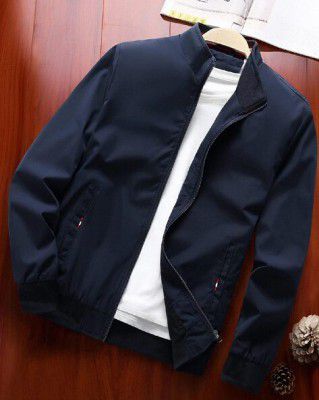 VOOTER Men Zip-Front Regular Fit Jacket