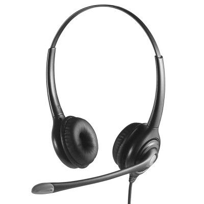 VOUVOU Communication Headset Noise - Cancelling Hearing Protection Clear Call Convenient Solid Material Adjustable The 3.5MM Connector
