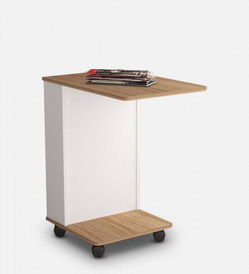 Voyager Portable table in Lyon Teak & White Finish