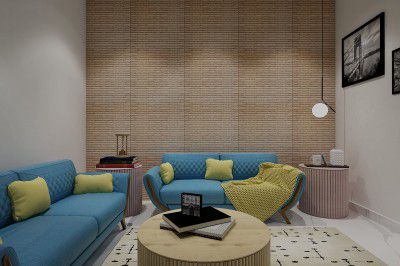 VOZICA 3D PE Foam Waterproof & Self Adhesive 3D Latest Unique Design Fancy Brick Wall Paper/Stickers (Size : 70*70 cm Each ,)(5 Tiles, BrownBamboo, BrownBamboo)