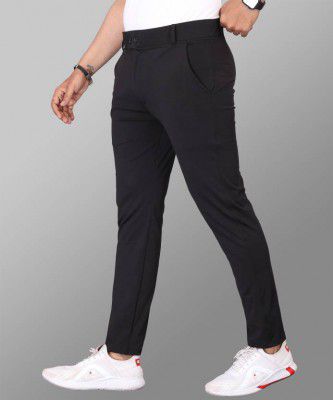 VR EXCELLENT  Men Solid Dark Blue Track Pants