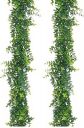 VRB DecTM Artificial Greenery Ferns Plants Vines Fake Ivy Hanging Flowers Vine Pine Needle Wall Hanging for Home Decor Door Wall Balcony Decoration Party Festival Craft (Needle Fern Hanging, Pack of 1...