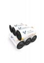 VRLSE Garbage Bags, Medium - (19 x 21 Inches) - 30 Bags/Roll, 180 Count (Pack Of 6, Black)...