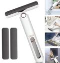 VROKLA Mini Mop for Kitchen with 2 Sponges Portable Mini Mop Self Squeeze Strong Absorbent Magic Wiper...