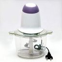 Vruta Electric Food Chopper Mini Machine Small Grinding Meat Juicer with Sword Fin Blade; 200 ml; White...