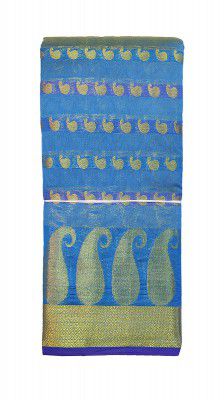 VSSarees Women's Banarasi Pure Pattu Cotton Sarees With Blouse