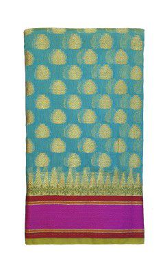 VSSarees Women's Banarasi Pure Pattu Cotton Sarees With Blouse