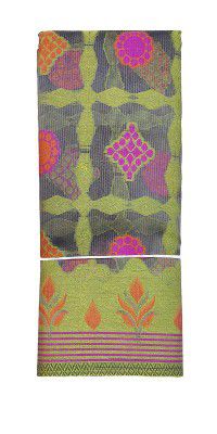 VSSarees Women's Banarasi Pure Pattu Cotton Sarees With Blouse