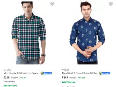 Vtexx Casual Shirts Upto 80% off