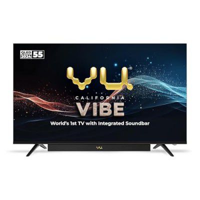 [Extra Rs.2250 OFF] Vu 55" Vibe Series QLED 4K Google TV 55VIBE24