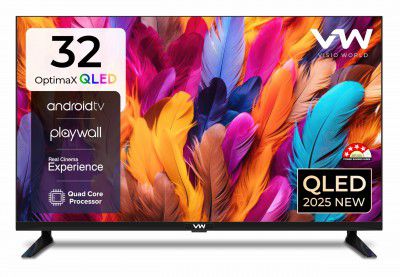 VW (32") OptimaX Series HD Ready Smart QLED Android TV VW32AQ1