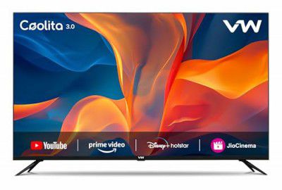VW (40") Linux Frameless Series Full HD Smart LED TV VW40C3 (Black) | with 18 Months Warranty