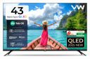 VW (43") Nano Sync Series 4K Ultra HD Smart JioTele OS QLED TV VW43JQ1 (Black)...