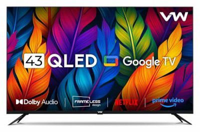 VW 43" Pro Series 4K Ultra HD Smart QLED Google TV VW43GQ1 (Black)