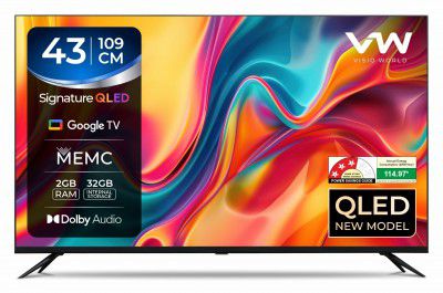 VW (43") Pro Series 4K Ultra HD Smart QLED TV VW43GQ2
