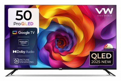 VW (50 inches) Pro Series 4K Ultra HD Smart QLED Google TV VW50GQ1