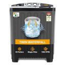 VW 7.5 kg 5 Star Aqua Spin Semi Automatic Top Load Washing Machine AquaSpin0075P (Black)...