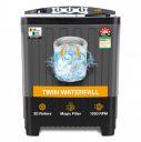 VW 7.5 kg 5 Star Aqua Spin Semi Automatic Top Load Washing Machine AquaSpin0075P (Black)...