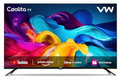 VW VW32C3 32" Linux Frameless Series HD Ready Smart LED TV (Black) | with 18 Months Warranty
