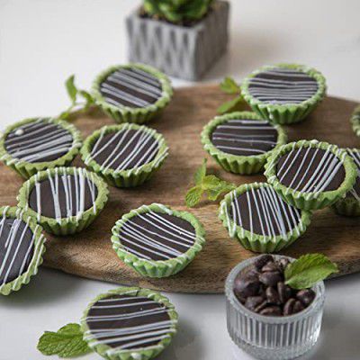 Waffle House CHOCOLATE & MINT TART (Chocolate, Pack of 20)