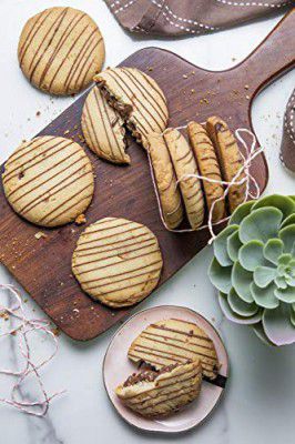 Waffle House Special Flavour Handmade Waffle Cookies - Choco Filled Cookies- Milk Chocolate, Vegetarian, Eggless, Freshly Baked, 300 Gm