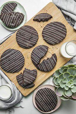Waffle House Special Flavour Handmade Waffle Cookies - Choco Filled Cookies- Dark Chocolate, Vegetarian, Eggless, Freshly Baked, 300 Gm