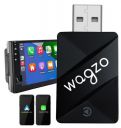 Wagzo 2-in-1 Wireless Car Receiver, Converts Wired Auto Android & CarPlay to Wireless, Bluetooth Connectivity, Only for Cars with OEM Installed Wired Android Auto/CarPlay (Black)...