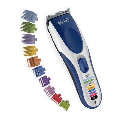 Wahl Clipper Color Pro Cordless Rechargeable Hair Clippers, Hair Trimmer, 21 pieces Hair Cutting Kit