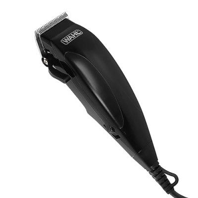 WAHL Home Cut Black Edition Hair Clipper Complete Hair Cutting Clipper with Thumb Adjustable Taper & Travel Pouch, Powerful Electromagnetic Motor with 14,400 strokes per min, Self-Sharpening Carbon St
