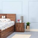 Wakefit Elara Side Table with Double Drawer...