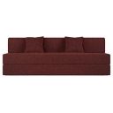 Wakefit Flipper 3 Seater Sofa Cum Bed Fabric Omega Rose...