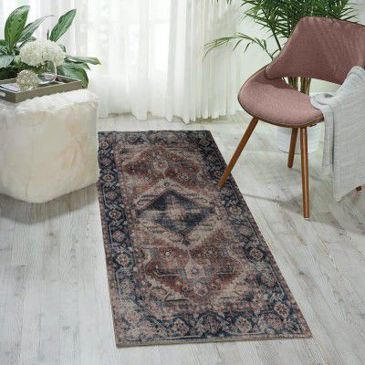 Wakefit Morrocan Magic Polyester Rug (61x137 cm)