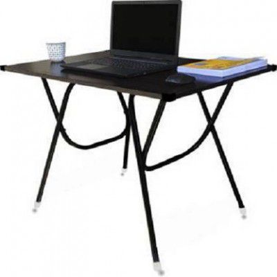WAKESURE Engineered Wood Study Table  (Free Standing, Finish Color - Brown, Pre-assembled)