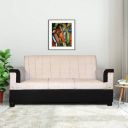 WAKESURE Premium Quality Jute Fabric 3 Seater Sofa  (Finish Color - Grey Black, DIY(Do-It-Yourself))...