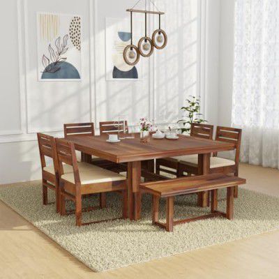 wakeup INDIA Wooden Dining Table Set for Home