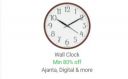 Wall Clocks at Minimum 80% Off | Ajanta, Digital & More...