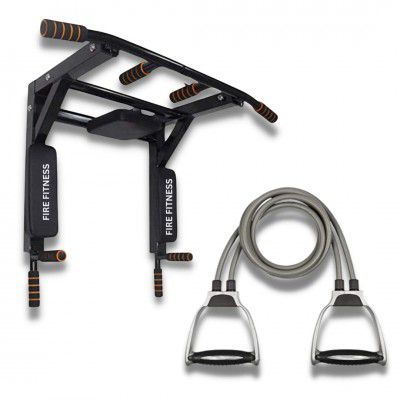 wall mount pull up bar with toning tube for home gym equipments pull uip bar produces onther types exercises and toning tube provides another type exercises at home