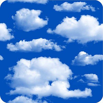 WallDaddy Self Adhesive Wallpaper Model(BlueSky Cloud)Large Size (40x300)cm for Walls/Doors/Almira/Table/Wood/Iron/Tile/ and Any Plain Surface