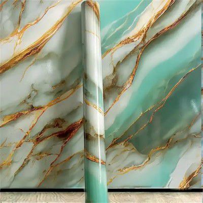 Wallpaper Golden Shade Walls Sticker Waterproof (1, New Sky Gold)