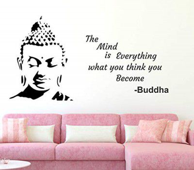 Wallstick " Motivational Buddha Quotes " wallstickers (Vinyl 115 cm x 60 cm)
