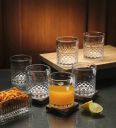 Ceradeco Walse Thumb 220Ml Transparent Glass (Set Of 6) Every Day Glasses...