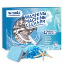 Walvia Washing Machine Cleaner Tablets 24 Pack, Descaling Powder Tablets - Deep Cleaning Tablets For Front Loader & Top Load Washer, Clean Inside Drum And Laundry Tub Seal - 1 Year Supply (24)...