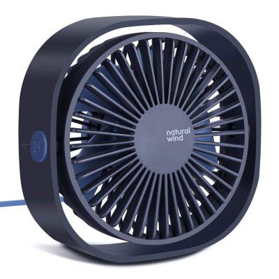 Warrita Small Desktop Fan Quiet USB Air Circulator Fan 